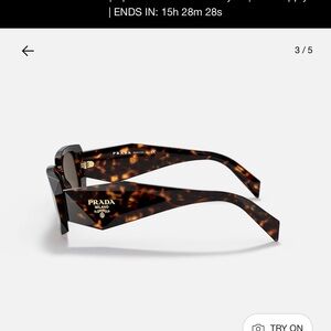 Prada Brown Tortoise Sunglasses